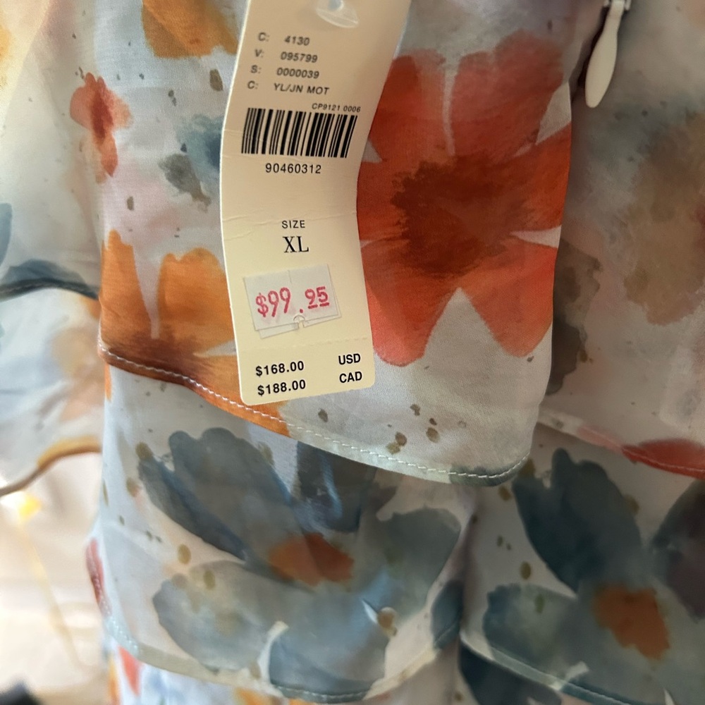 NWT Anthropologie Floral Ruffle Dress - Picture 11 of 12